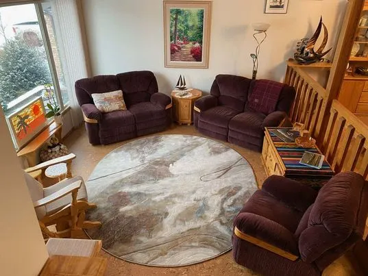 Designer Collection Custom Round Rug Edmonton 1 | Jordans Flooring